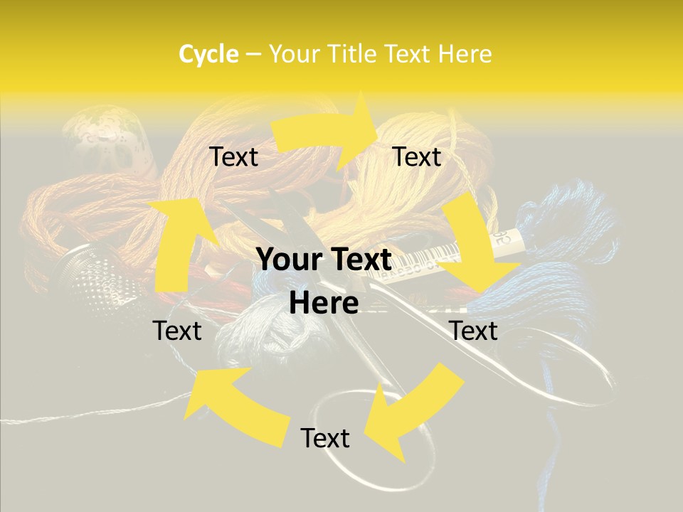 Tool Clothing Tape PowerPoint Template