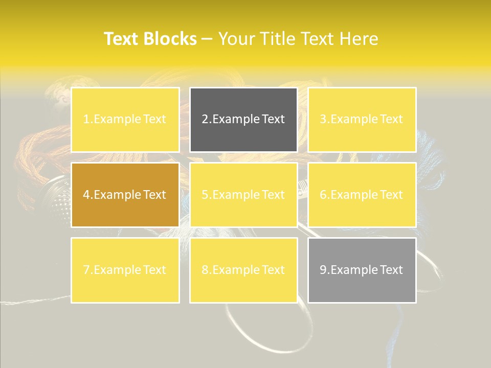 Tool Clothing Tape PowerPoint Template