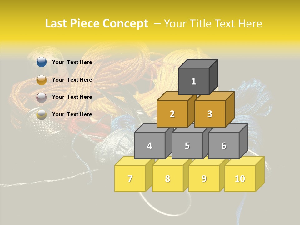 Tool Clothing Tape PowerPoint Template