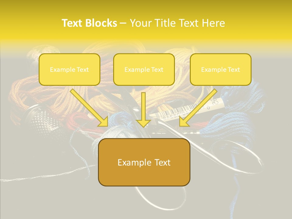 Tool Clothing Tape PowerPoint Template