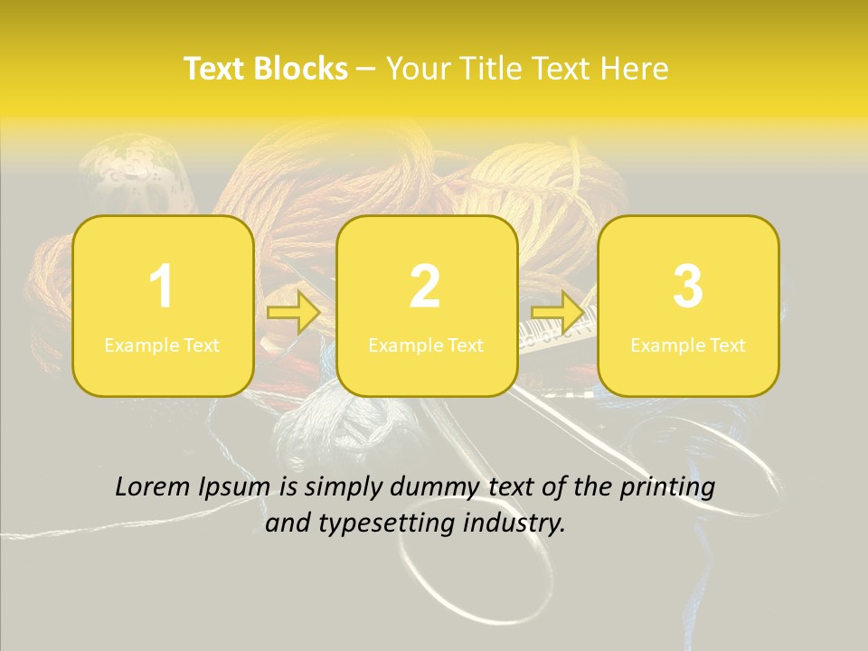 Tool Clothing Tape PowerPoint Template