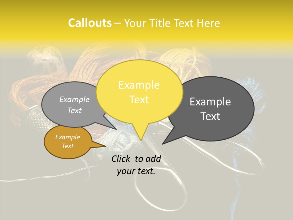 Tool Clothing Tape PowerPoint Template