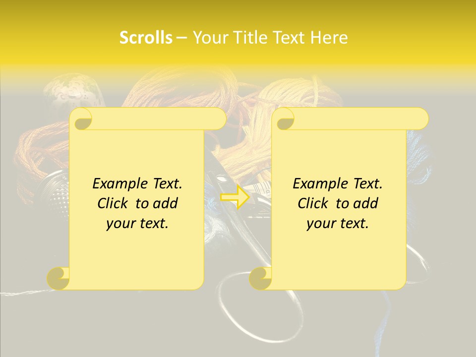 Tool Clothing Tape PowerPoint Template
