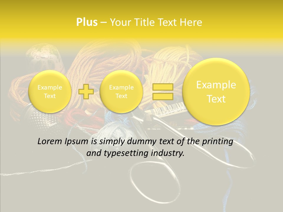 Tool Clothing Tape PowerPoint Template