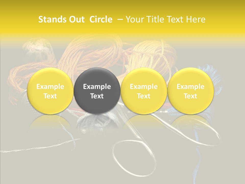 Tool Clothing Tape PowerPoint Template