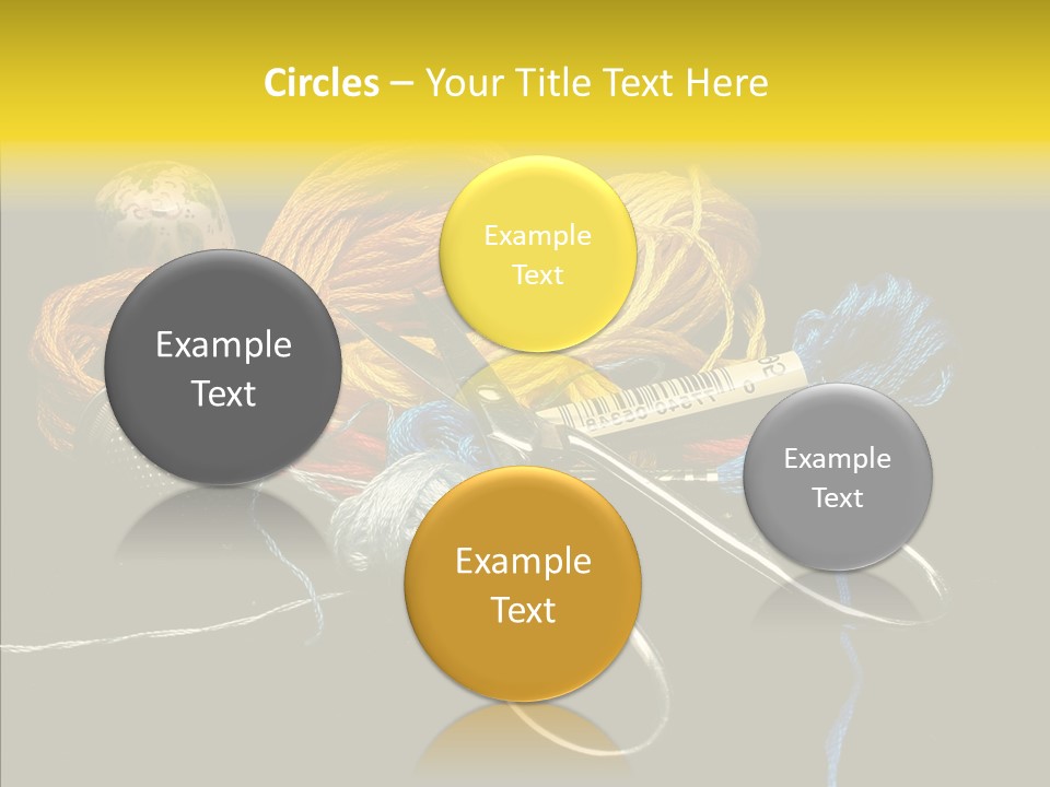 Tool Clothing Tape PowerPoint Template