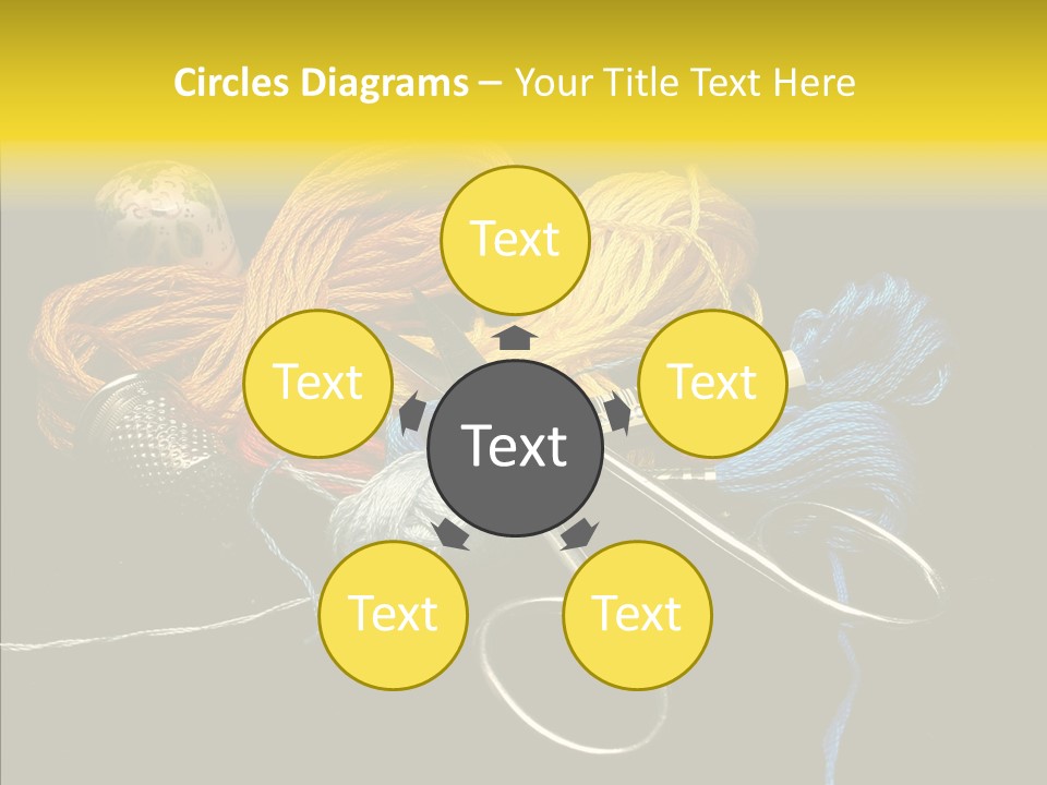 Tool Clothing Tape PowerPoint Template