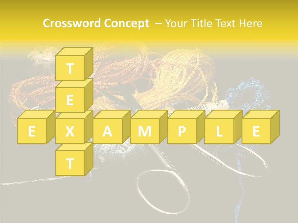 Tool Clothing Tape PowerPoint Template