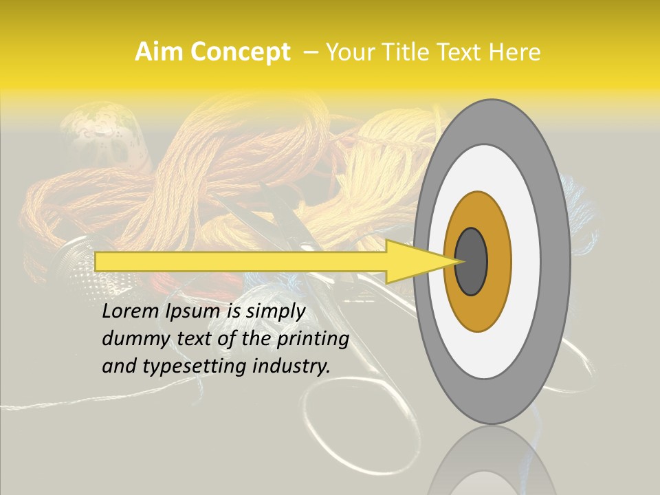 Tool Clothing Tape PowerPoint Template