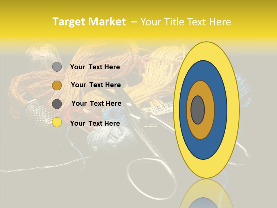 Tool Clothing Tape PowerPoint Template