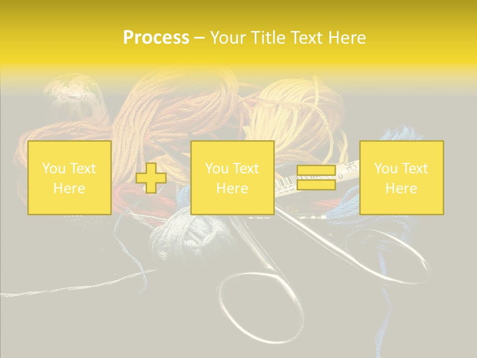 Tool Clothing Tape PowerPoint Template