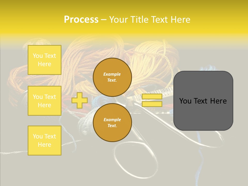 Tool Clothing Tape PowerPoint Template