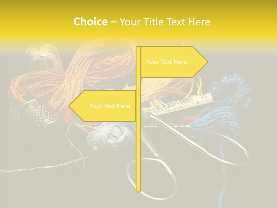 Tool Clothing Tape PowerPoint Template