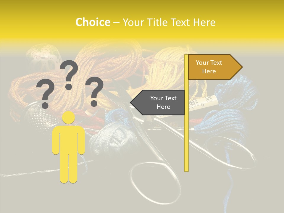 Tool Clothing Tape PowerPoint Template