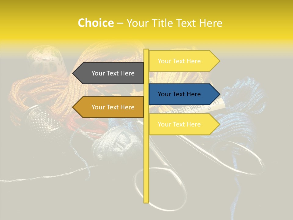 Tool Clothing Tape PowerPoint Template