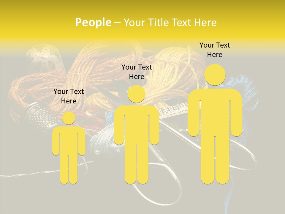 Tool Clothing Tape PowerPoint Template