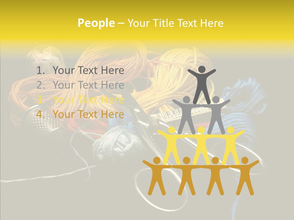 Tool Clothing Tape PowerPoint Template