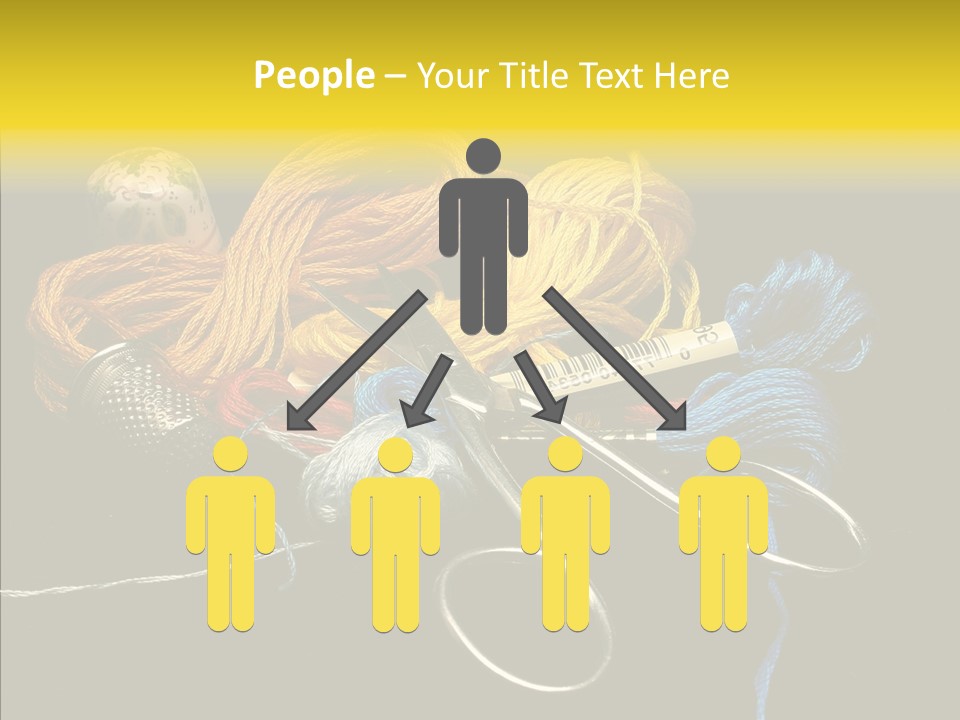 Tool Clothing Tape PowerPoint Template