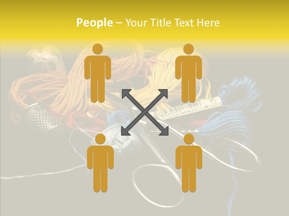 Tool Clothing Tape PowerPoint Template