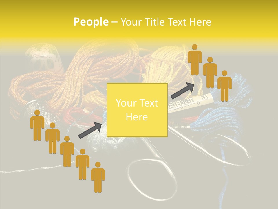 Tool Clothing Tape PowerPoint Template