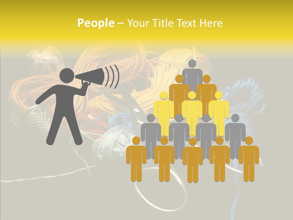 Tool Clothing Tape PowerPoint Template