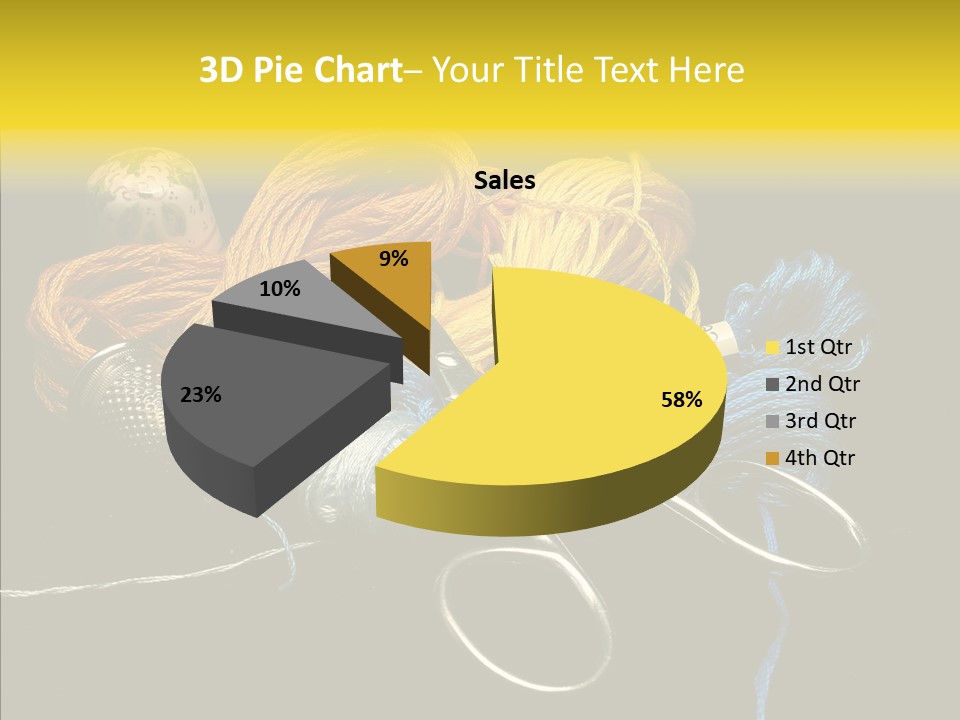 Tool Clothing Tape PowerPoint Template