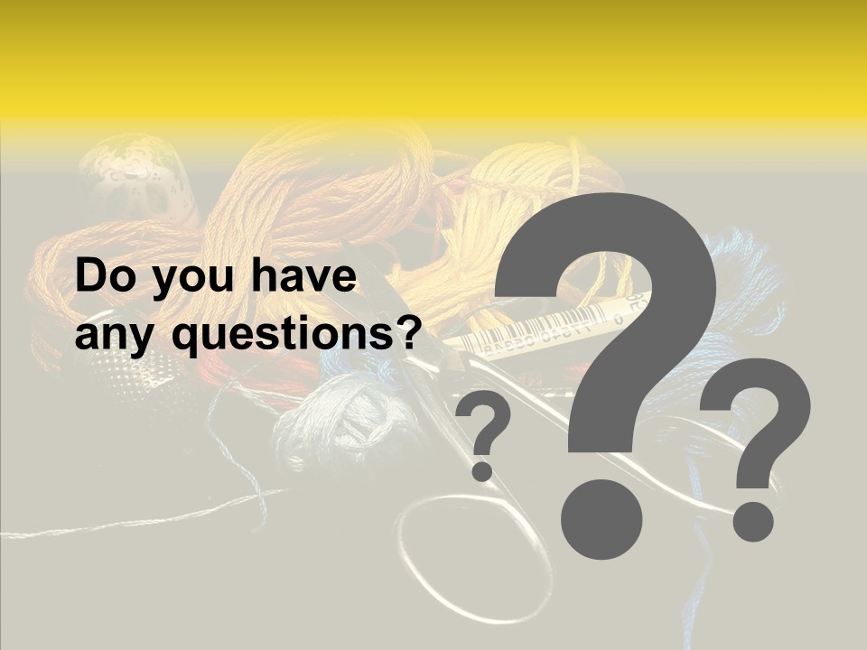 Tool Clothing Tape PowerPoint Template