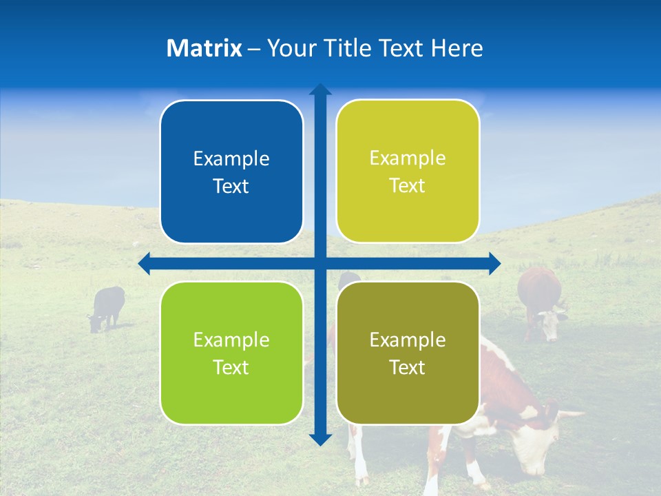 View Scenery Grassland PowerPoint Template