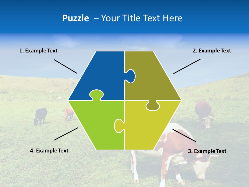 View Scenery Grassland PowerPoint Template