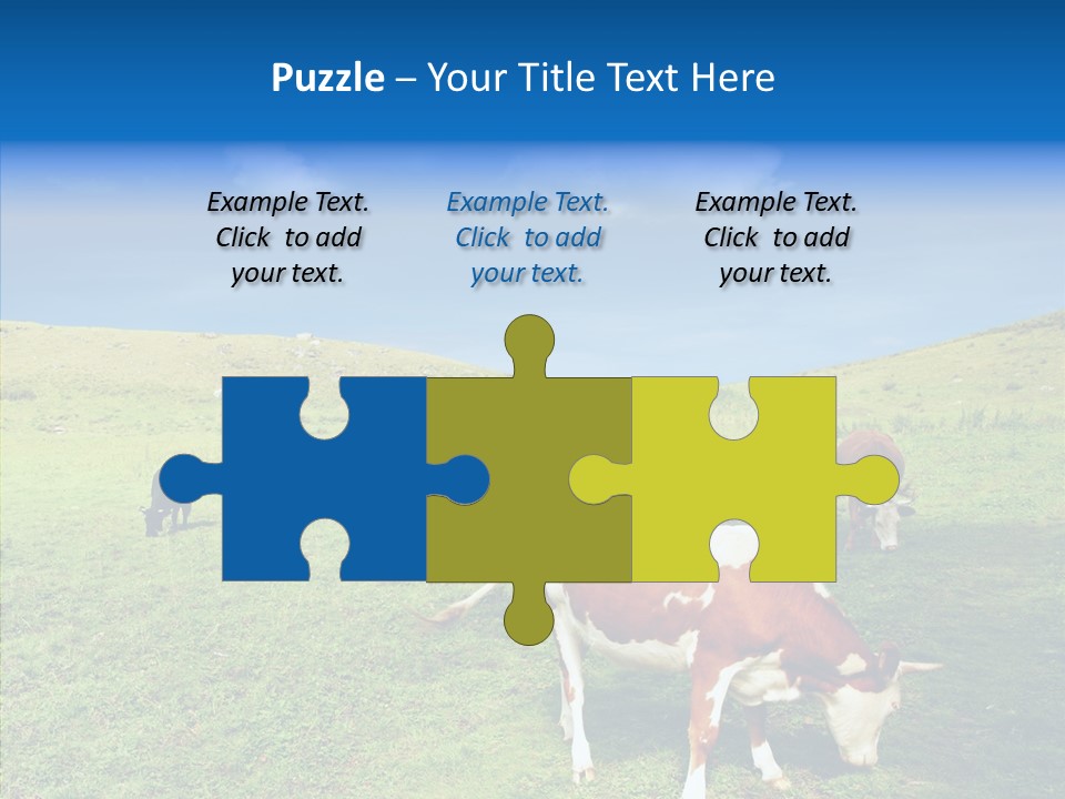 View Scenery Grassland PowerPoint Template