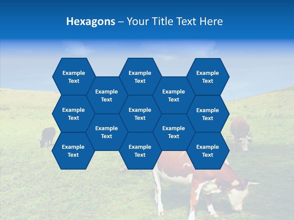 View Scenery Grassland PowerPoint Template
