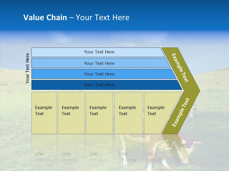 View Scenery Grassland PowerPoint Template