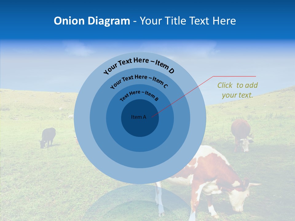 View Scenery Grassland PowerPoint Template