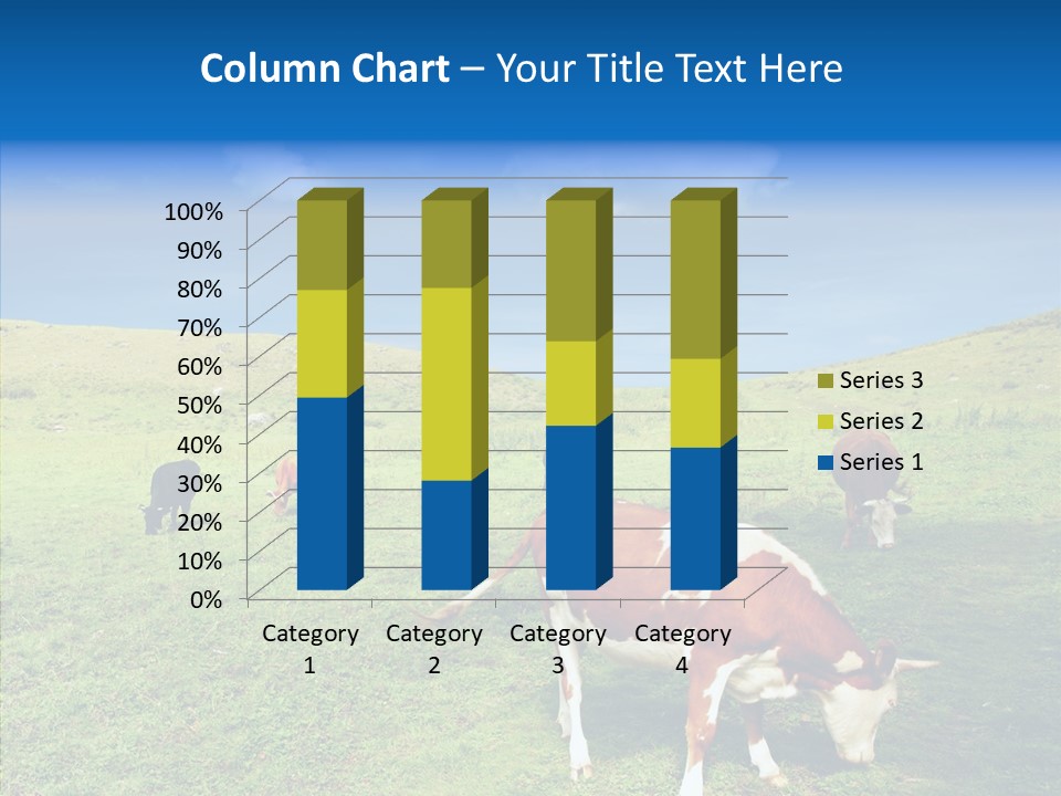 View Scenery Grassland PowerPoint Template