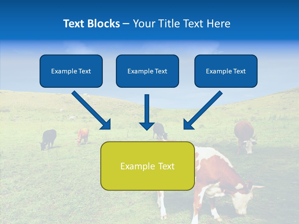 View Scenery Grassland PowerPoint Template