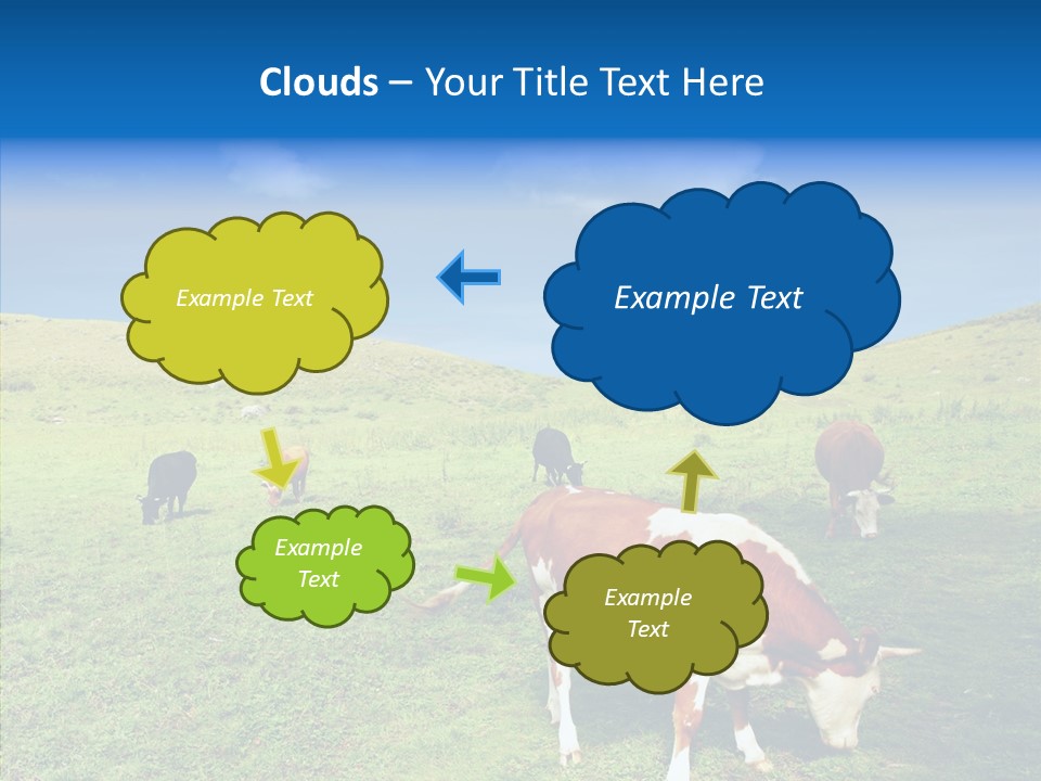 View Scenery Grassland PowerPoint Template