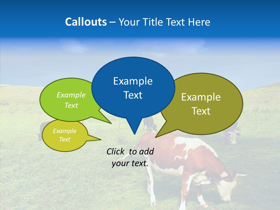 View Scenery Grassland PowerPoint Template