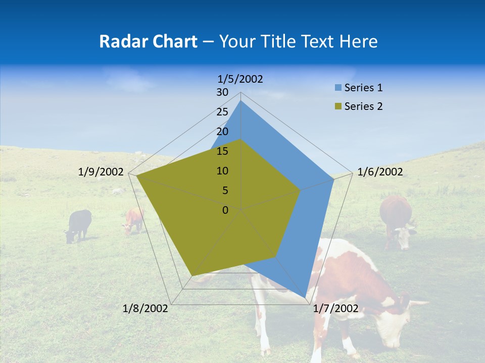 View Scenery Grassland PowerPoint Template