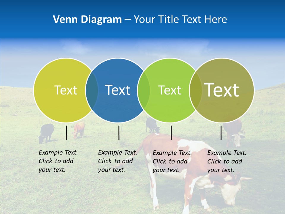 View Scenery Grassland PowerPoint Template