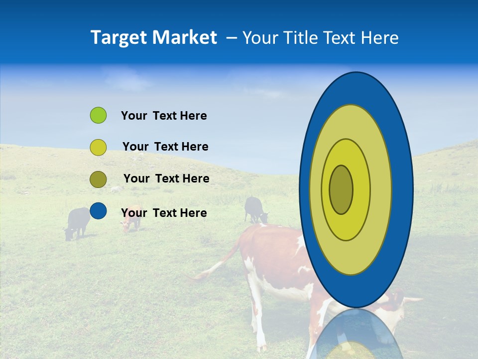 View Scenery Grassland PowerPoint Template