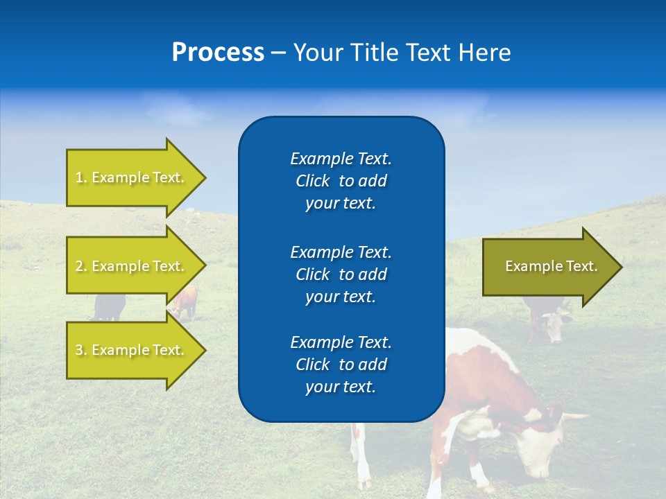 View Scenery Grassland PowerPoint Template