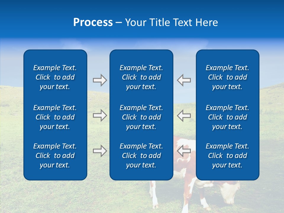 View Scenery Grassland PowerPoint Template