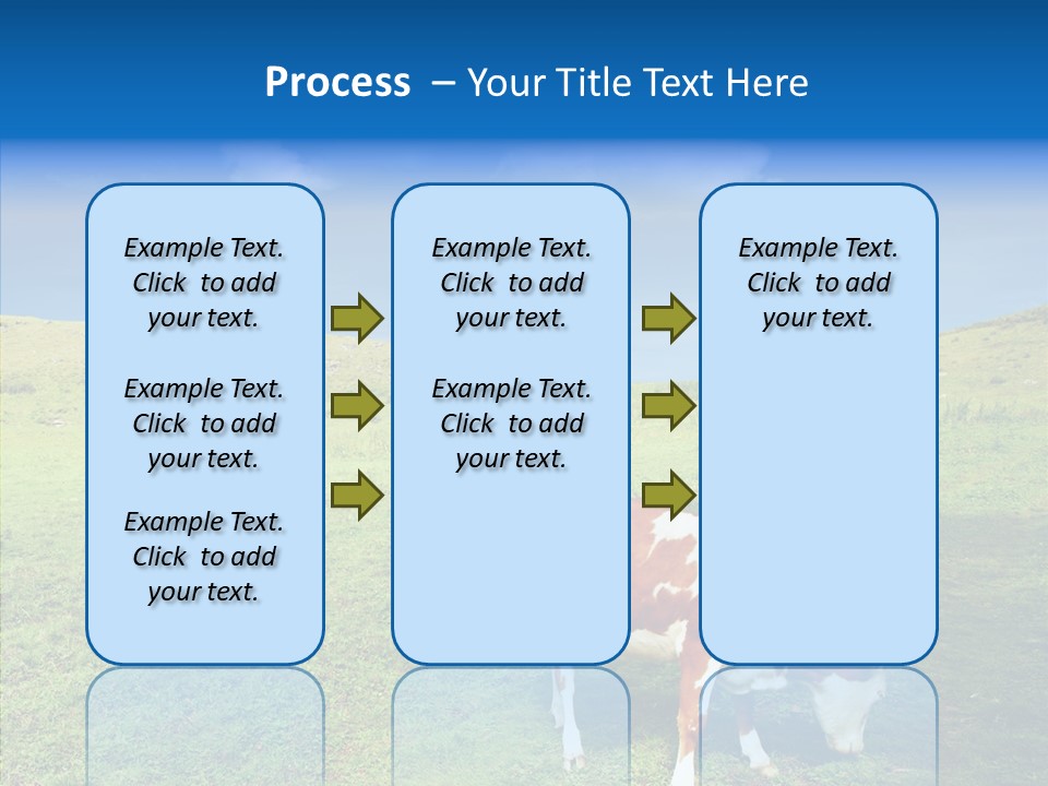 View Scenery Grassland PowerPoint Template