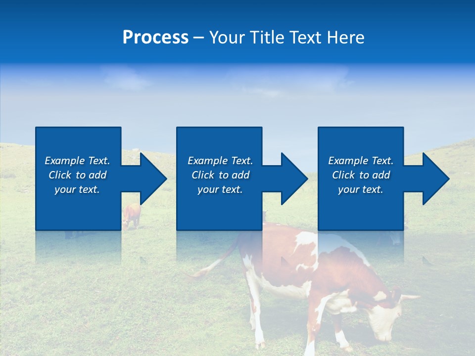 View Scenery Grassland PowerPoint Template