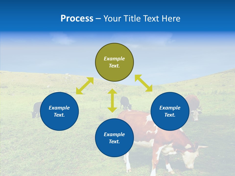 View Scenery Grassland PowerPoint Template