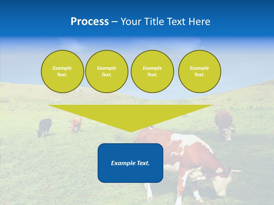 View Scenery Grassland PowerPoint Template