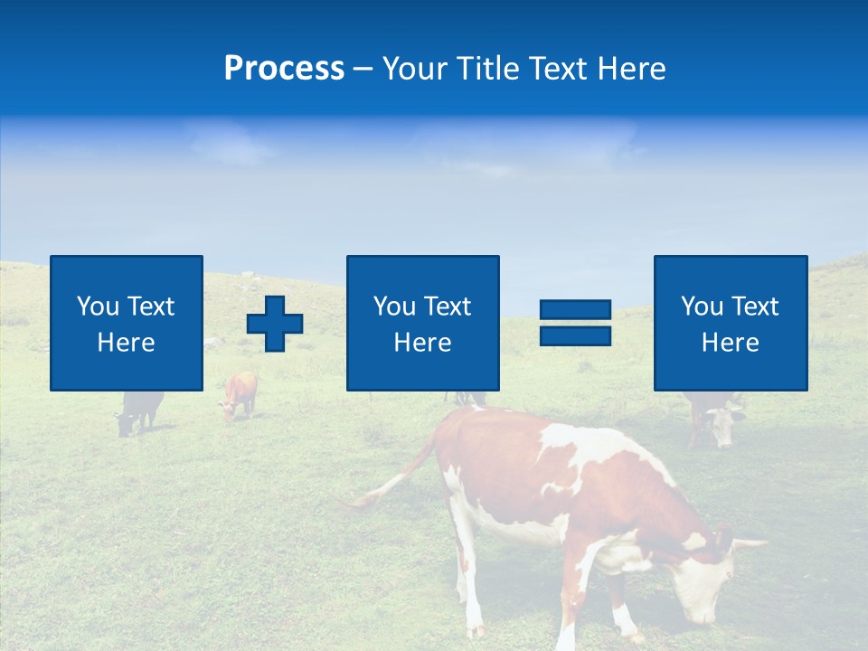 View Scenery Grassland PowerPoint Template