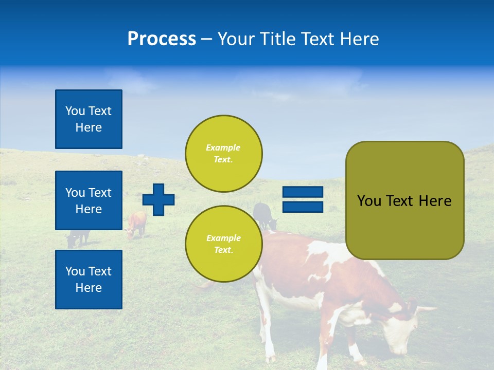 View Scenery Grassland PowerPoint Template
