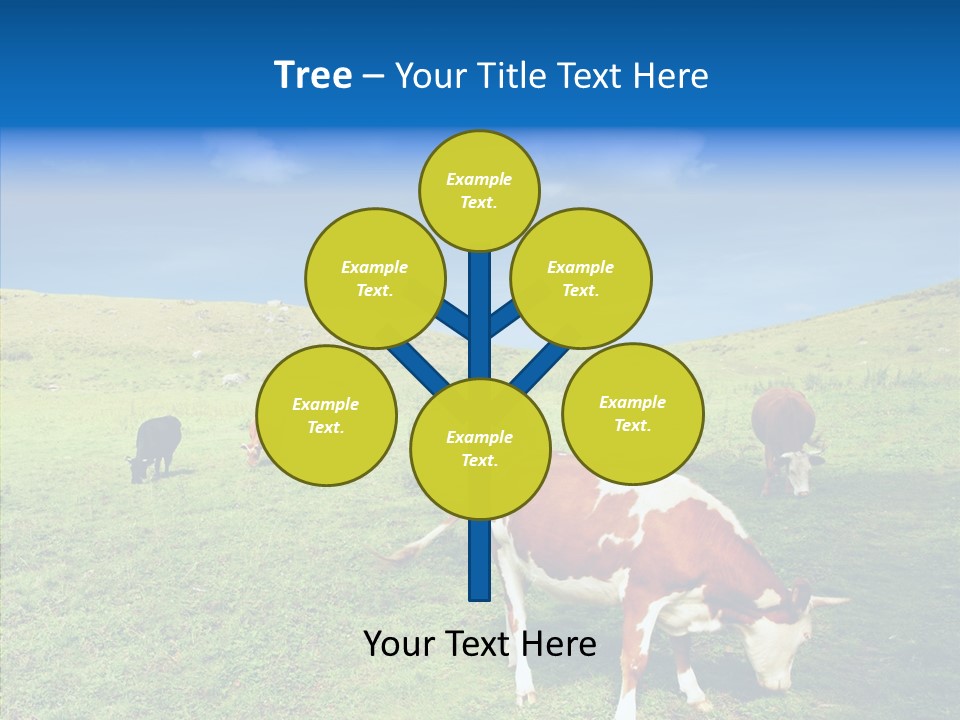 View Scenery Grassland PowerPoint Template