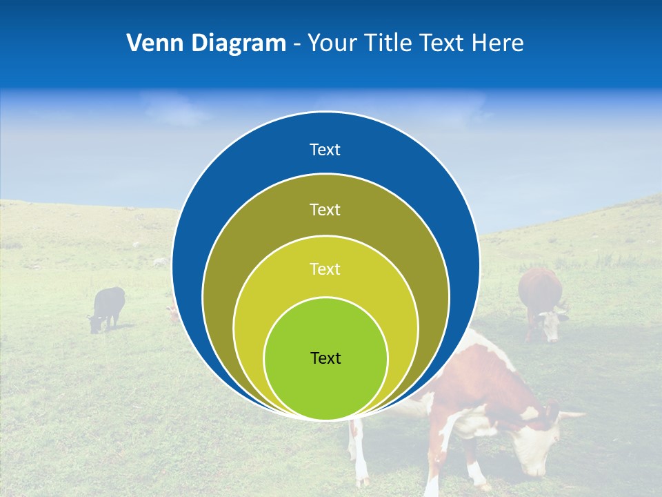 View Scenery Grassland PowerPoint Template